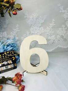 1 Handmade Wooden Digital Greeting Card With Sturdy Base -18 Years Old, 20 Years Old, 30 Years Old, 40 Years Old, 50 Years Old, 60 Years Old Milestone Birthday And Anniversary Message Book - With Blessings