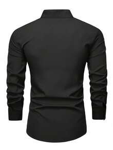 Men Shirts - Black - View 2