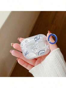 贝壳形保护套，兼容苹果耳机，防刮防摔 - 彩色 - 查看 14