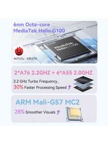 Blackview MEGA 3 平板电脑全球版 12GB+256GB 12.1 英寸 FHD+ IPS 显示屏 90Hz 刷新率联发科 G100 CPU 8800mAh 电池 33W 快速充电 50MP 后置摄像头 Android 15 双 SlM 卡 - 灰色 - 查看 6