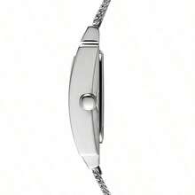 Guess ساعة نسائية كوارتز من جيس، حالة من الفولاذ المقاوم للصدأ، ثلاث عقارب، حالة من الفولاذ المقاوم للصدأ/مرآة بلورية W0953L1