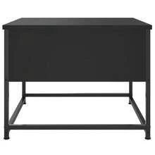 Coffee Table Black 51x51x40 Cm Engineered Wood - Black - View 8