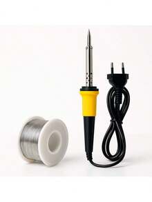 Kit Ferro De Solda Soldar Soldador 110v ou 220v 40w ou 60w e Estanho Reforçado - 60W - Visão 9
