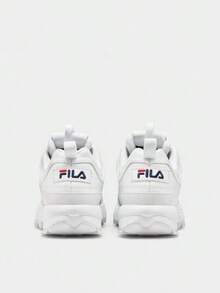 Giày Fila Disruptor II Premium dành cho nữ, màu trắng/xanh navy/đỏ - Trắng/Đỏ - Xem 4