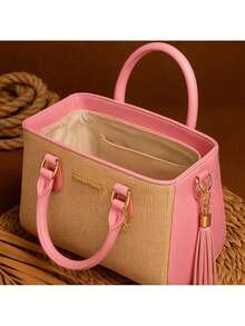 Lorena Vitoria Women's Crossbody Bag Side Bag - 淺粉色 - 查看 2