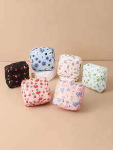 1 pièce Pochette hygiénique réutilisable et portable, sac de rangement multifonctionnel pour serviettes hygiéniques, cosmétiques, mouchoirs, clés, convient pour la maison, la chambre, les sacs, les valises, les voyages, la rentrée scolaire, le dortoir