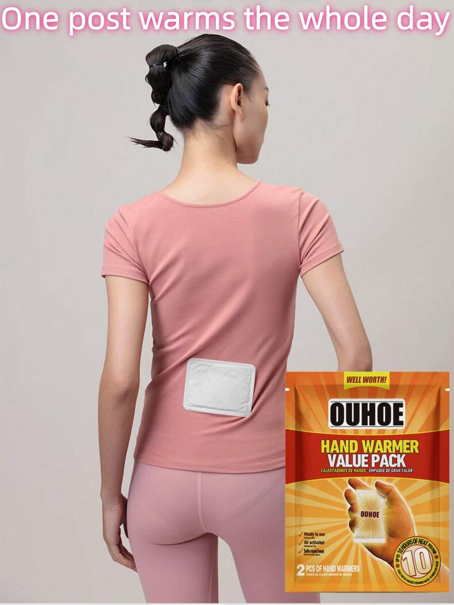 OUHOE;Disposable Warming Patches; Knee Warmers, A Magical Product For Warmth; Specifically Designed For Joint And Knee Protection; A Must-Have For Students