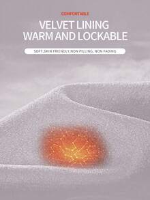 女士羊毛保暖内衣套装，舒适打底衫，适合户外活动和滑雪的保暖紧身裤，适合瑜伽的长袖圆领上衣和裤子套装 - 淺灰紫 - 查看 4