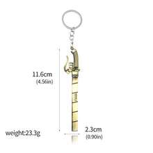 1pc Unisex Jewelry Anime Keychain Model Metal Accessory Eren Basement Key Pendant Necklace Cosplay Prop Fan Collection Gift - Multicolor - View 12