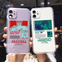 Custodia per iPhone, custodia per telefono con motivo anime per iPhone 15 14 13 12 11 Pro Max X Xs Max XR SE 2020 8 7 Plus, cover morbida e trasparente