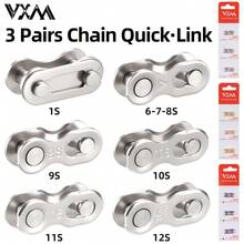 Juego de herramientas para quitar eslabones rápidos de cadenas de bicicleta de 1/8/9/10/11/12 velocidades para bicicletas de montaña VXM