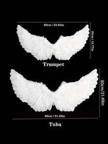 Bộ 3 cánh thiên thần và ác quỷ, thích hợp làm đạo cụ, phụ kiện cosplay, chụp ảnh cưới và du lịch, tiệc tùng, biểu diễn sân khấu và trang trí ngày lễ. Giá cả phải chăng, bền, nhẹ và thiết kế trang nhã. - Nhiều màu - Xem 8