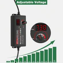 Adapter 4V - 24V 2A 48W Switching Power Supply 4V 5V 6V 9V 12V 15V 18V 19V 20V 24V 1A 1.5A 2 Amps Adjustable Alternating Current/Direct Current Converter Transformer With 14 Tips & Polarity Converter - US B Type Plug(110-127V) - View 4
