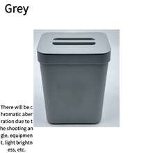 Kitchen Countertop Compost Bin, Hanging Small Trash Can With Lid, Suitable For Kitchen And Bathroom, Can Install Compost Bucket, Black