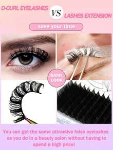 10 Pairs False Eyelashes Clear Band Russian Strip Lashes D Curl Wispy Natural Look 16mm Curly Faux Mink Lashes Like Eyelash Extension Fluffy Transparent Band Cat Eye Look Fake Tail Elongated Eyelashes Packstrip Lashes,Lashes,Eyelashes,Fake Lashes - màu đen - Xem 5