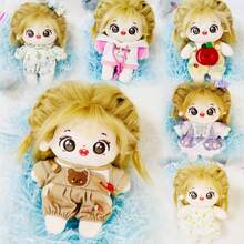 1pc/20cm Human Doll/Celebrity Doll/DIY Plush Doll - Requires You To Dress Up The Doll/Put On The Clothes You Made For Her - Can Be Used As A Wedding, Birthday Gift Or Collectible - Multicolor - View 2