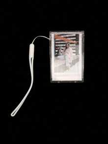 1个迷你3英寸照片收纳盒，闪光迷你照片收纳盒，带手提绳，适用于拍立得相机照片（透明闪光） - 创意旅行收纳照片盒，迷你照片收纳，时尚设计 - 彩色 - 查看 9