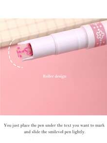 6pcs Fluorescent Pens, Journaling Curved Pens, Roller Flower Pens, Double-Headed Printing Outline Pens, Creative Wave Flower Roller Ball Pens