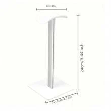 1pc Aluminum Alloy + TPU Headphone Stand, Gaming Headset Holder Rack For Computer Desk, Multi-Color Options