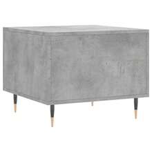 Coffee Table Concrete Grey 50x50x40 Cm Engineered Wood - Grey - View 9