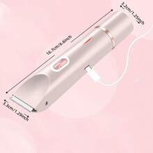 Máy cạo râu điện 2 trong 1 dành cho nữ, sạc điện và nhỏ gọn, thích hợp sử dụng cả khi ướt và khô. Hoàn hảo để tỉa và cạo lông tay, chân, nách, vùng bikini và lông mặt bao gồm môi, cằm và cổ. Có đầu điều chỉnh giúp cạo mượt mà và nhẹ nhàng mà không gây kích ứng da. - Nhiều màu - Xem 9