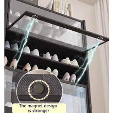 2025 New Rental Housing Economy Model9TierShoe Cabinet Home Door Multi-Layer New Indoor Beautiful Dormitory Dustproof Shoe Rack Into The Household Simple Shoe Cabinet - 5-tier - View 11