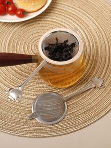 1件/3件304不锈钢茶壶手柄和茶具套装，茶滤，茶叶过滤器，功夫茶配件，厨房果汁筛，冰沙筛，鸡尾酒筛 - 彩色 - 查看 6