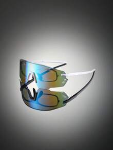 1 Pc Men's New Classic Style Glasses With Rimless Coated Lens Design Fashion Glasses Multi-Color Lenses Hollow Out Simple Style Decorative Glasses