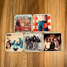 1 Set Customized Album Cover Drink Coasters, Choose Any Album To Create A Beautiful Coaster Set, Great Gift For Music Lovers, Christmas Gift, Customized Coasters - Multicolor - View 6