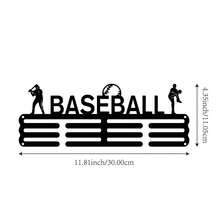 1pc Baseball Medal Display Rack, Metal Wall Decor Storage Holder, Athlete Gift