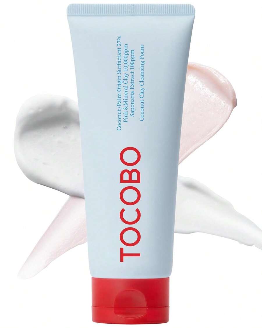 TOCOBO Coconut Clay Cleansing Foam 150ml | Deep Cleansing Face Wash + Daily Facial Cleanser | Creamy Foam Cleanser For All Skin Types - 單選 - 查看 1