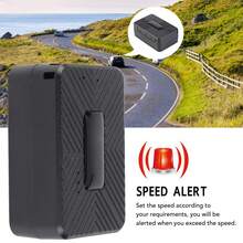 Car Tracking Device Anti Lost IP66 Waterproof Overspeed Alarm LBS Universal Portable Tracker - Negro - Ver 5