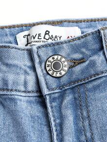 Boys' Classic Dark Washed Blue Straight Leg Jeans, Suitable For Summer & Autumn - Medium Wash - View 5