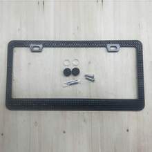 1 件闪亮的黑色/白色镶钻汽车牌照框，轻巧耐用，保护牌照免受损坏，让您的车辆以独特的光泽脱颖而出 - 彩色 - 查看 4