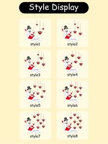 Custom Christmas Decorations With 1-8 Names, Personalized Christmas Tree Decorations, Customized Christmas Gifts, Customizable Text Christmas Ornaments, Diy Ornaments, Christmas, Garden, Acrylic, Ceramic, Wooden, Christmas Crafts, Snowman Pattern, Room Decor, Mom, Family