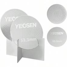 53.3mm Espresso Puck Screen With Stand Reusable Espresso Filte 0.8mm Thickness Metal Coffee Filter Mesh Plate For Espresso Portafilter Filter Basket (2Pack) - 53.3MM - View 13