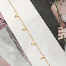 1 Stück minimalistischer MAMA Buchstaben Anhänger Halskette, vielseitiges Design, einzigartiges Geschenk für Frauen