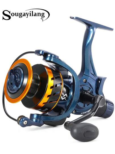 Fishing Reel Carp Fishing Reels 4.7:1 Or 5.0:1 Gear Ratio 10kg MAX Drag High-Strength Carp Reel, Lightweight Performance For Bass, Pike, Engineered For Saltwater & Freshwater
