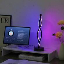 1 Stück minimalistische luxuriöse moderne Tischlampe, USB-betrieben - 3-Farben-Dimmen/Berührung, geeignet für Schlafzimmer, Büro, Café