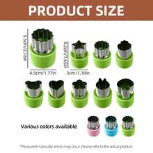 9PCS Stainless Steel Butterfly Noodle Cutting Mold, PE Hand Guard Biscuit Cutting Mold, Fruit Printing Mold, Butterfly Noodle Mold, Small Wonton Butterfly Noodle Cutter, Biscuit Pressing Mold, Dumpling Tool, Kitchen Gadget Set