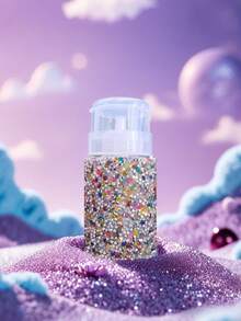 新款镶钻新款满钻卸甲瓶卸甲水洗甲水按压瓶卸妆水按压瓶卸妆液乳液水灌装空瓶旅行便携瓶 - 彩色 - 查看 11