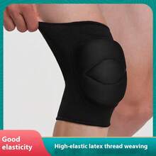 1只加厚海绵运动护膝，专业护膝套，适用于足球、排球、舞蹈、轮滑、篮球、瑜伽等运动 - 彩色 - 查看 11