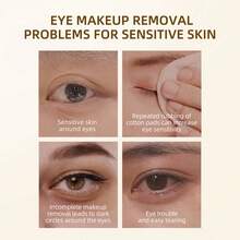 Zeesea Double Layer Eye And Lip Makeup Remover, Removes Waterproof Makeup 80ml - Clear - View 2