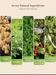 100片/50片/20片自热姜贴，可用于颈部、肩部、腰部、膝盖、手腕和全身，身体护理 - 彩色 - 查看 5