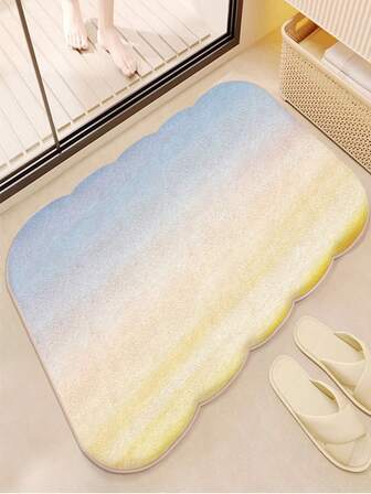 1 pieza Almohadilla con estilo crema, almohadilla de peluche rosa, alfombra de imitación de cachemira engrosada, almohadilla suave y amigable con la piel, manta para dormitorio y dormitorio, resistente a las manchas y a los arañazos, adecuada para usar en dormitorios, mesitas de noche y salas de estar