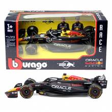 Burago Mô hình xe đua Công thức 1 Red Bull RB19 (2025) tỷ lệ 1/43, hộp trưng bày, làm bằng kim loại đúc, quà tặng sinh nhật, đồ trang trí trưng bày xe bằng hợp kim. - RB20 - Xem 6