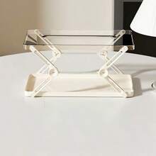 1 件弹簧可调节纸巾架，家庭客厅茶几伸缩纸巾盒，床边湿巾分配器 - 彩色 - 查看 6