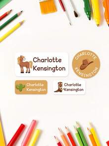 Custom Daycare Labels | Labels | School Supply Stickers | Waterproof Labels | Personalized Name Labels Back To School, Custom Name Labels, Waterproof Name Sticker Label Vinyl, Name Tags School Labels, Daycare Labels, Camp Labels