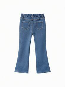 Balabala Mädchen Thermisch gefütterte Jeans, Winter warme ausgestellte Jeans, Stylisch