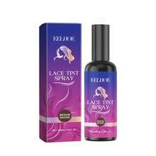 EELHOE Lace Tint Spray For Wigs Waterproof Lace Tint Melting Mousse Spray Brown Lace Wig Invisible Glue Hair And Wig Styling Hair Care - 100ml - 查看 2